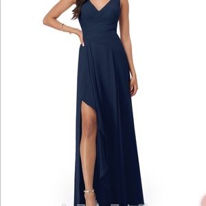 New with tags Azazie Dark Navy Kori Dress